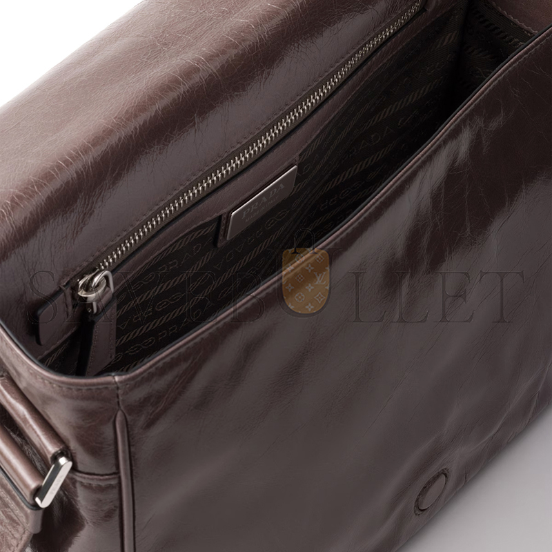 PRADA LEATHER SHOULDER BAG 2VD07 (30*20*11cm)